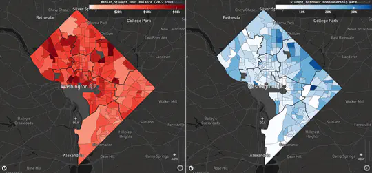Mapping Student Debt in DC